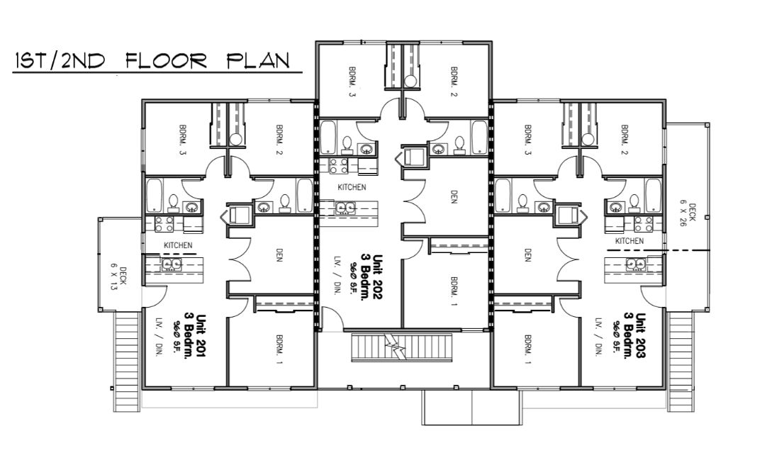 1st 2nd Floor Plan